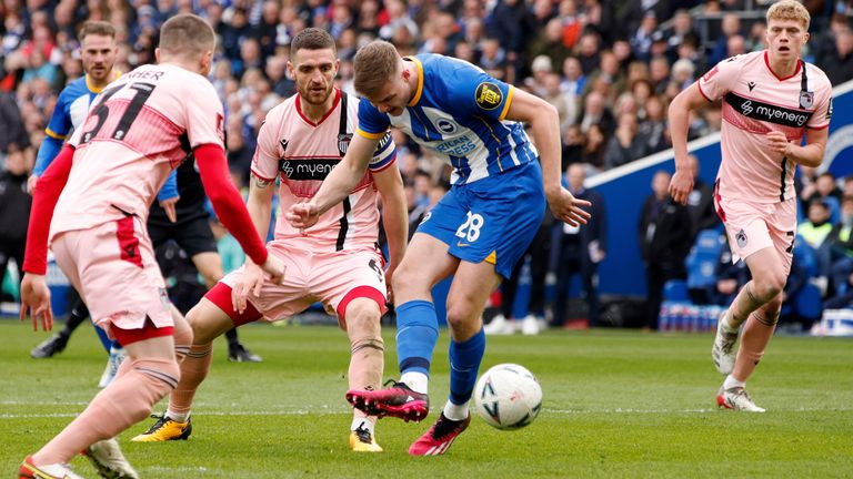 Brighton vs Grimsby Town (21:15 &#8211; 19/03) | Xem lại trận đấu