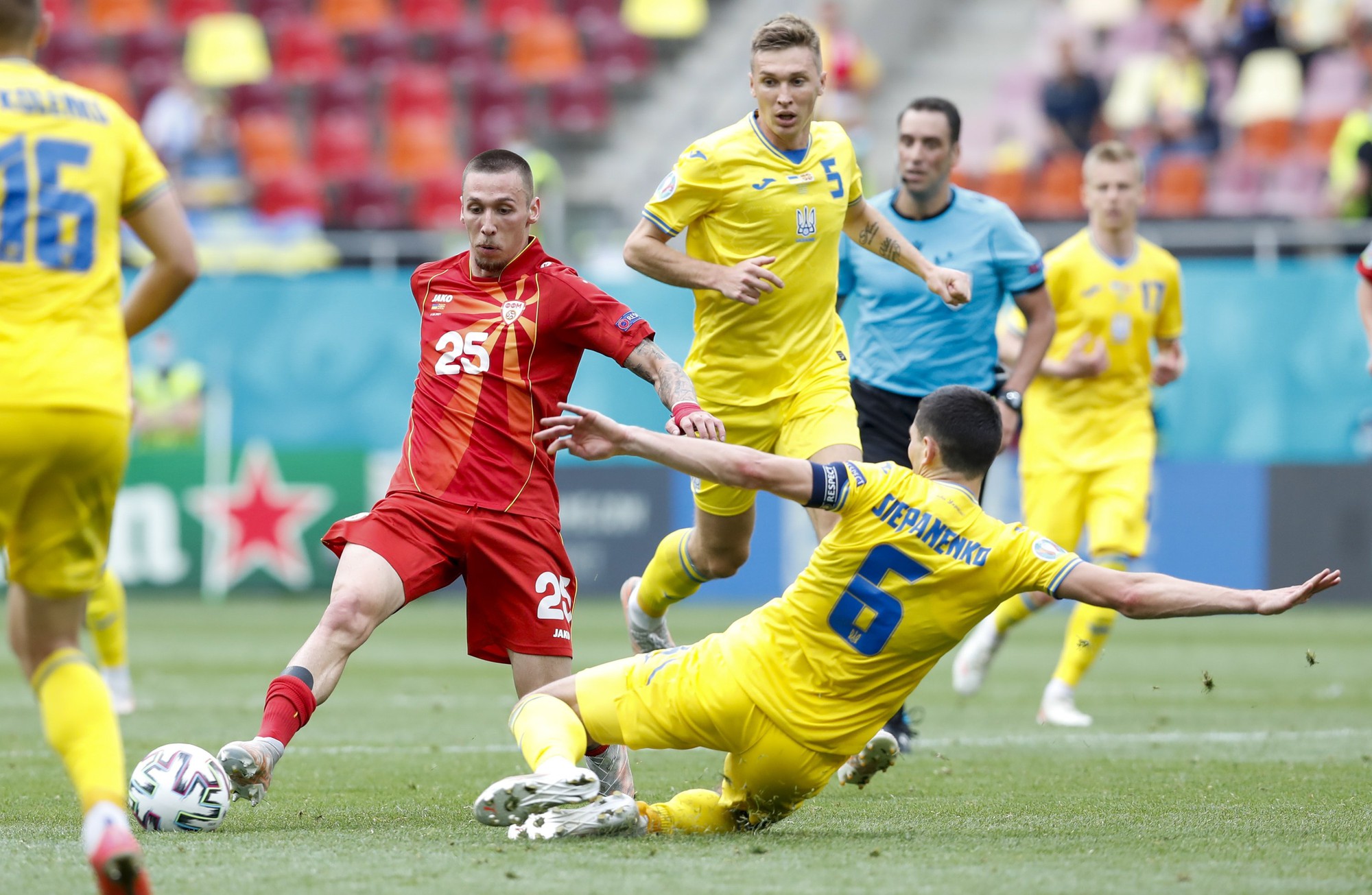 Ukraine vs Bắc Macedonia (20:00 &#8211; 14/10) | Xem lại trận đấu