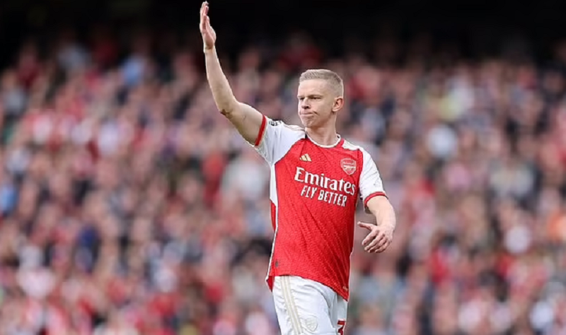 Zinchenko và vị trí mới tại Arsenal: Bước ngoặt trong chiến thuật của Arteta